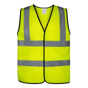 Gilet di sicurezza logo personalizzato EN ISO 20471 120G poliestere multi colori gilet di sicurezza ad alta visibilità gilet giallo hi viz per uomo