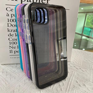 Custodia per telefono in acrilico trasparente all'ingrosso della fabbrica per <span class=keywords><strong>Samsung</strong></span> A04s A40e/A14/A73/A53/A33/A32 con eleganti bottoni in metallo - Product Image 1