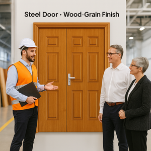 Chất Lượng Cao Thép Mạ Kẽm Không Bình đẳng Lá Cháy Cửa Chống Cháy Lõi Cho Căn Hộ Phòng Cháy Chữa Cháy Yên Tĩnh Phòng Giải Pháp Cửa Khác - Product Image 3