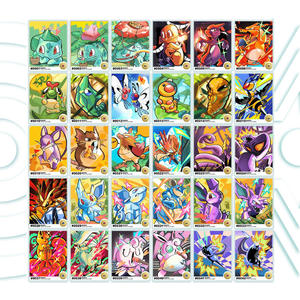 Новейшая японская аниме-карточная игра Pokemoned: магнитная доска, винтажные редкие цветные коллекционные карты Eevee для детей, подарки - Product Image 3