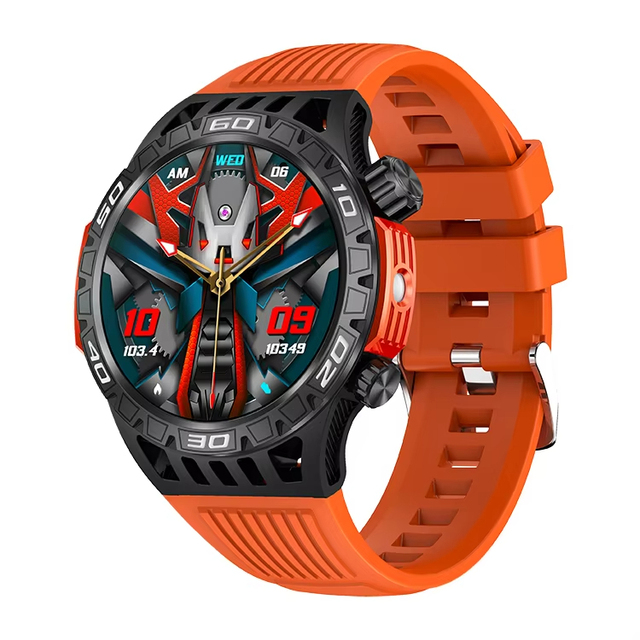 HT22 1.46" HD Display Sport Fitness Tracker Heart Rate & Blood Pressure Monitor Smart Watch Digital Watch for Men