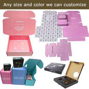Skincare Shopping Cardboard Paper Packaging <strong>Box</strong> Designed Beauty Eyelash Custom Pink Holographic Mailer <strong>Box</strong> - Product Image 5