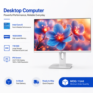 Ordinateur de bureau tout-en-un 27 pouces en gros, Intel Core i5, 16 Go DDR4, SSD 1 To, écran IPS, PC AIO commercial pour entreprises - Product Image 1