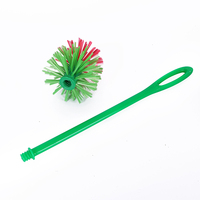 Brosse de nettoyage de toilettes à manche long en plastique, haute efficacité, prix bas, vente en gros, directement de l'usine