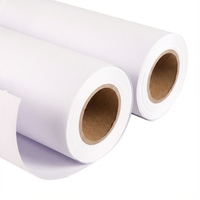 Rollo de Papel para Plotter CAD de 80 g/m², Rollo de Papel Bond de 914 mm x 50 m/ Tamaño y Embalaje Personalizados