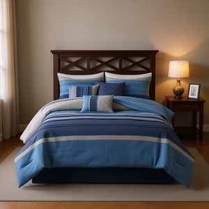 Db <b>Comforter</b> <b>Set</b> 7 Piece Floral Woven Queen King Super King Bedroom Home Hotel Wedding - Product Image 2