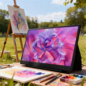 Nhà Máy Trực Tiếp 15.6 Inch 1080P FHD Di Động Xách Tay Portatil Màn Hình Màn Hình Điện Thoại Máy Tính Xách Tay Màn Hình - Product Image 2