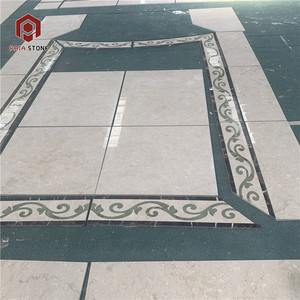 100% đá tự nhiên đá cẩm thạch hiện đại bằng tia nước huy chương mô hình sàn cho khách sạn tùy chỉnh PAIA/OEM đá - Product Image 6