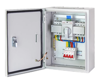 Double alimentation interrupteur automatique 2P ménage 63A100 triphasé 4P boîte de distribution complète armoire de commande 250A630A