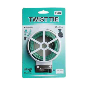 Alambre de atar DZT Dongzhe de 50 m con revestimiento plástico para jardinería y horticultura - Product Image 1