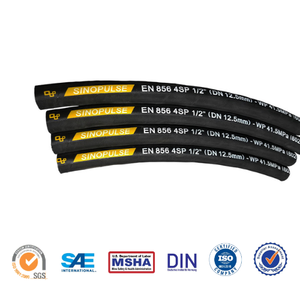 Conjunto de Mangueras Hidráulicas 4SP - EN856 4SP, Cuatro Espirales de Alambre, Longitudes y Conexiones Personalizadas para Sistemas Hidráulicos y Maquinaria Pesada - Product Image 1