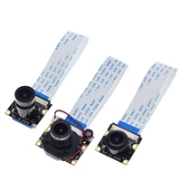 Ahududu Pi 4 gece görüş balıkgözü kamera 5MP OV5647 70/95/160 derece odak ayarlanabilir kamera için ahududu Pi 3 model B artı