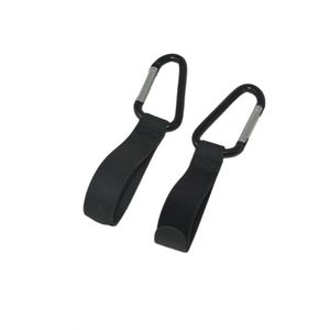 Ganchos de Cuero PU Resistentes para Carrito de Bebé con Logotipo Personalizado, para Colgar Bolsas y Compras - Product Image 3