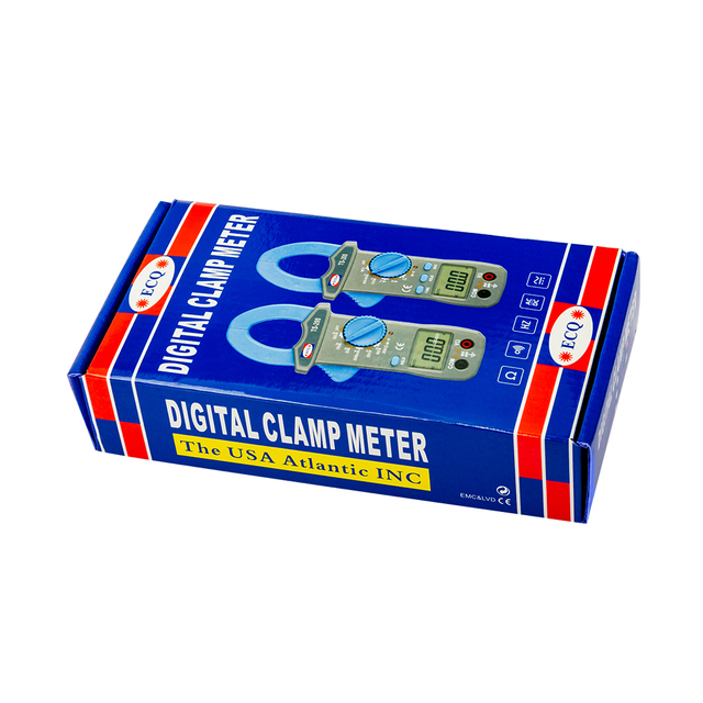 AC/DC  Clamp Meter Digital or Digit Clamp Meter Clamp Multimeter Temperature Tester TS202+
