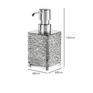 Dispensadores de Jabón Líquido de Plástico Recargables de Lujo Ligero de 300 ml y 500 ml para Uso Doméstico y Hotelero, Diseño Moderno para Montar en la Pared - Product Image 1