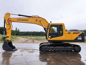รถขุดตีนตะขาบ HYUNDAI 210 ของแท้จากเกาหลี ชั่วโมงการทำงานต่ำ คุณภาพสูง รถขุดไฮดรอลิก - Product Image 4
