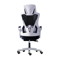 Chaise de bureau moderne et confortable en gros avec roulettes pivotantes, fonctionnalités ergonomiques en maille pour la maison ou les salles d'attente des visiteurs