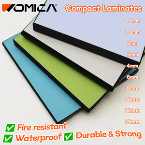Panneau stratifié HPL compact décoratif Womica 4x8 pour cloisons <span class=keywords><strong>de</strong></span> toilettes, stratifié compact imperméable pour murs <span class=keywords><strong>de</strong></span> dépôt - <span class=keywords><strong>Vente</strong></span> promotionnelle - Product Image 2