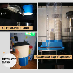 Máquina <span class=keywords><strong>de</strong></span> Café Espresso Comercial para Negocios, Máquina Expendedora <span class=keywords><strong>de</strong></span> Café Instantáneo con Chocolate - Product Image 5