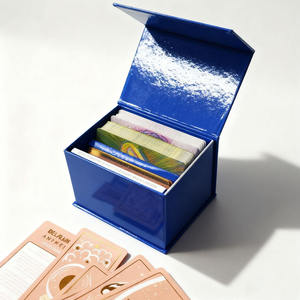 Baraja de Cartas del Tarot Oracle en Caja Magnética <span class=keywords><strong>Azul</strong></span>, Papel Ecológico y Duradero, Diseño Personalizable con Guía para Principiantes - Product Image 2