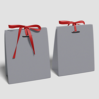 Sacs de courses en carton avec poignée et fermeture auto-agrippante, personnalisables (couleur et logo), durables, pour la vente au détail