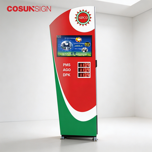 Schermo LED di Forma Speciale per Stazioni di Servizio, Display LED Creativo Irregolare, Insegna LED Curva Cilindrica per Prezzi da Esterno - Product Image 2