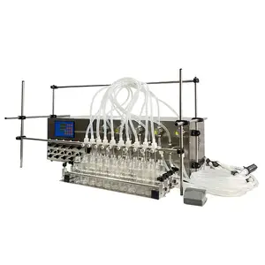 DOVOLL 10 nozzles FMP refilling machine for liquid peanut butter paste filling machine