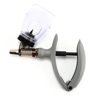 Seringue vétérinaire 2 ml 5 ml, pistolet d'injection automatique pour porcelets, bovins, ovins, poulets, canards, oies, lapins, injecteur de vaccin en plastique