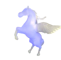 Costume de cheval gonflable lumineux LED pour adultes, résistant à l'eau, résistant au soleil, durable, batterie au lithium, personnalisable