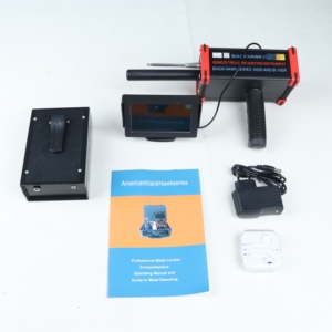 Red Colour Black Hawk II Large LCD Screen 3D Long Range Treasure Gold Silver Copper Precious Metals Detector Finder - Product Image 6