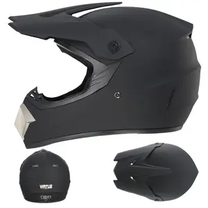 Casco de motor de fábrica al por mayor casco de motocicleta de cara completa abierto cascos de media cara