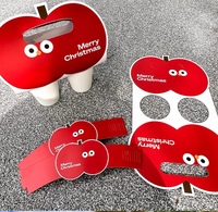 Support jetable en papier kraft pour 2 gobelets avec poignée, personnalisable avec logo, pour emballage de café et bubble tea en boutique