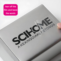 Etiquetas Adhesivas Personalizadas para Transferencia de Impresión, Etiquetas de Cristal, Etiquetas Impresas, Cajas de Regalo Transparentes, Logotipos de Marcas, Estampado en Caliente