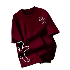 T-shirt imprimé pour homme Social Introvert, col roulé, manches courtes, formel, 100 % coton, jersey tricoté, coupe classique - Product Image 4