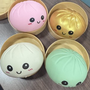 Juguetes Blandos de Dumpling con Caja de Exhibición, Juguete Antiestrés para Niños, Material TPR Unisex - Product Image 3