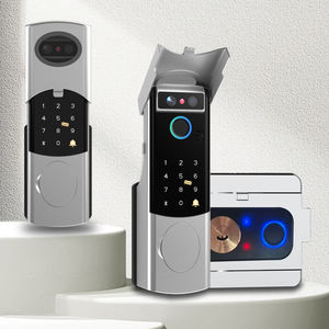 Serrure <span class=keywords><strong>de</strong></span> porte antivol Bullhead - Verrouillage à 5 essais échoués, empreinte digitale, mot <span class=keywords><strong>de</strong></span> passe, carte, clé (90 secondes) - Product Image 3