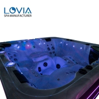 Bain à remous autoportant de haute qualité LOVIA, spa Balboa, baignoires de luxe, baignoires hydro-jacuzzi et spa à remous pour 5 personnes