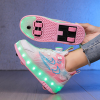 Patins à roulettes à 4 roues personnalisables pour enfants, garçons et filles, avec semelle intermédiaire en TPR pour une utilisation en extérieur
