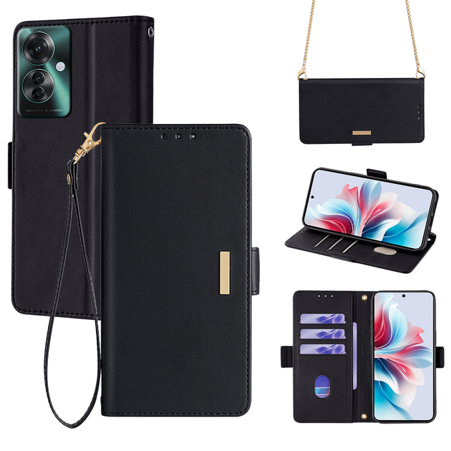 Mobile Phone Accessories for OPPO Reno F25 11F 11 10 Pro 8T 8 Pro 8Z 7 7Z 7 Pro New Trending Magnetic Leather Wallet Phone Case