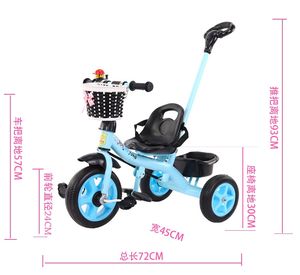 High Quality Tricycle for Kids 2-6 Years 3 Wheels Aluminum Baby Walkers Ride on Toy <strong>Boy</strong> <strong>Trike</strong> Made in China - Product Image 5