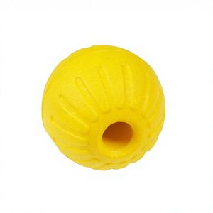 Di lusso 7cm eco-friendly aggressivo giocattolo da masticare per cani gatti piccoli animali in Silicone resistente Pet palla denti funzione di pulizia EVA - Product Image 2