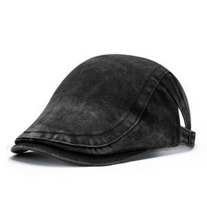 Modische Koreanische Gewaschene Baskenmütze für Damen und Herren, Verstellbare Baumwoll-Golfmütze für Alle Jahreszeiten, Retro-Schirmmütze - Product Image 2