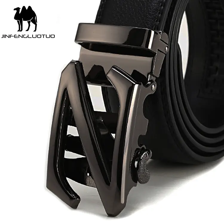 JINFENGLUOTUO New designer fashion genuine leather cow hide men belt for men high quality trendy classic belts