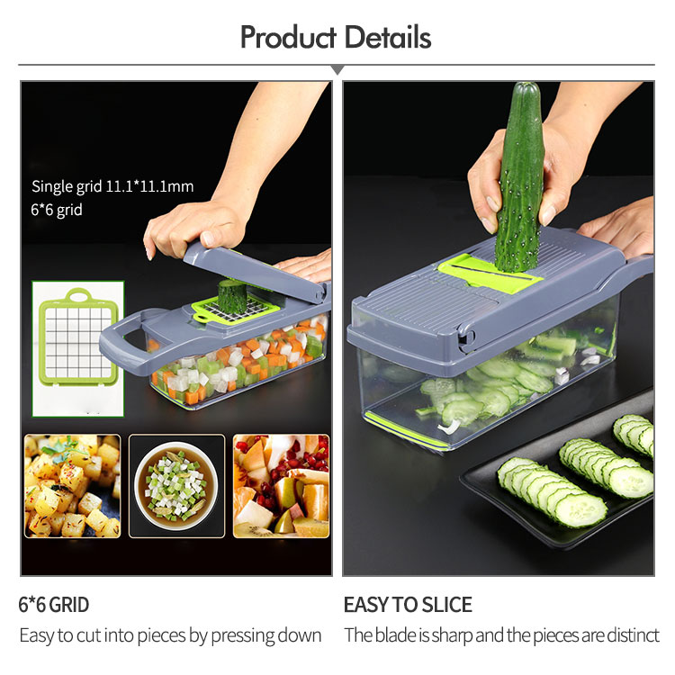 13 In 1 Manual Vegetable Chopper Cutter Kitchen Tools