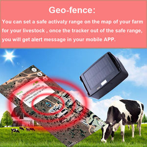 Suivi GPS 4G <span class=keywords><strong>solaire</strong></span> 15000 mAh G55 pour chevaux, chameaux et animaux sauvages - Product Image 5