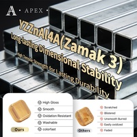 Kancing Tekan APEX 12mm Logam Zamak Logo Merek Produsen Kancing Jepret Kustom Mewah OEM ODM untuk Thobe Kandura