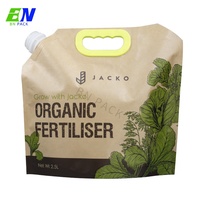 Support d'emballage de shampooing liquide d'huile écologique durable sacs en papier kraft liquide étanche pochette à bec