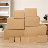 Boîtes d'emballage en carton ondulé personnalisées en usine, plusieurs tailles, cartons d'expédition en kraft pour le commerce électronique, la vente au détail et la logistique