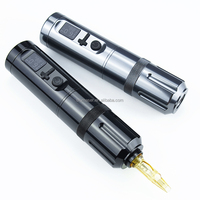 Biomaser Fabriek K6022 Draadloze Tattoo Pen Machine 2200Mah Elektrische Aluminium Tattoo Gun Led Screen Draadloze Tattoo Machine
