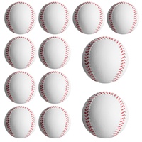 Balle de pression solide en mousse PU de 7 cm |   Balle anti-stress souple et élastique personnalisée pour le baseball/softball, soulagement de l'anxiété, entraînement de la force de préhension